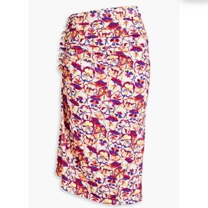 Rabanne Floral Midi Skirt - Multicolor